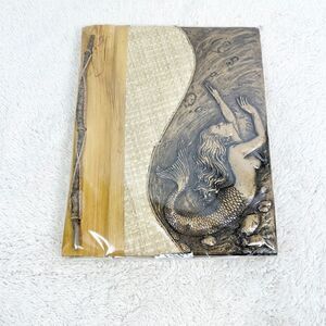 Beachcombers Mermaid Handmade Paper Wood Cover Photo Album Picture Book